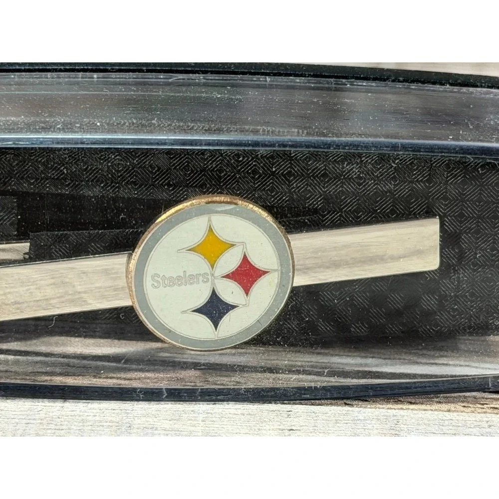 NFL Pittsburgh Steelers Tie Clip Silver Steelers Logo